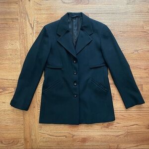 Marithe Francois Girbaud Black Wool Jacket